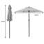 Malik 200cm Market Parasol-1003803390