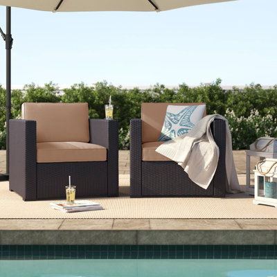 Arbedella Wicker Outdoor Lounge Chair