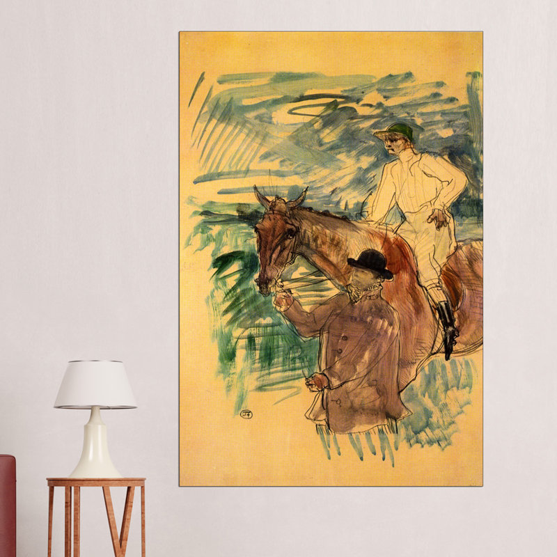Henri De Toulouse-Lautrec - Wrapped Canvas Painting, 135cm H x 90cm W x 1.8cm D