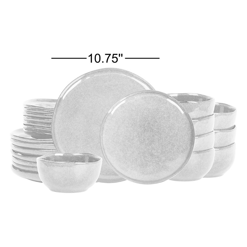 Stone Lain Mirella 24-Piece Dinnerware Set Stoneware, Blue