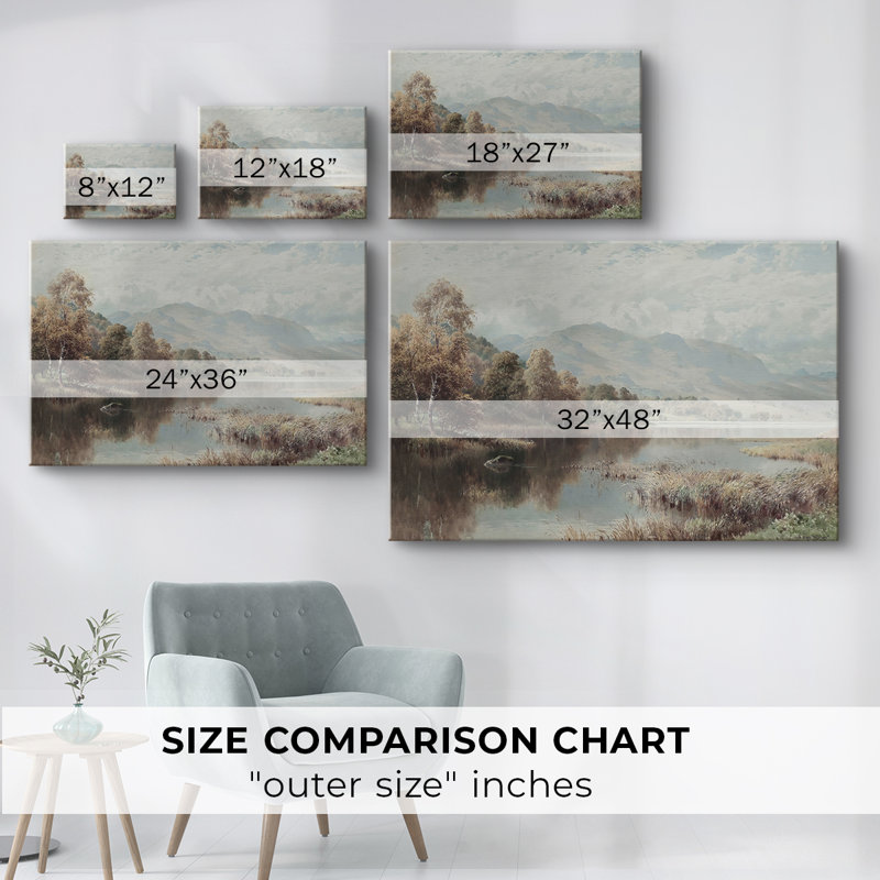 Paysages rétro-CLxxvi -Galerie enveloppée Cavas, 24 x 36