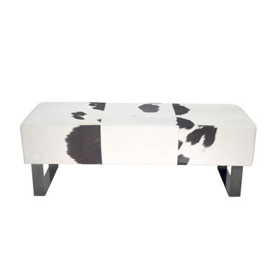 Hajrat Cowhide Bench by Orren Ellis