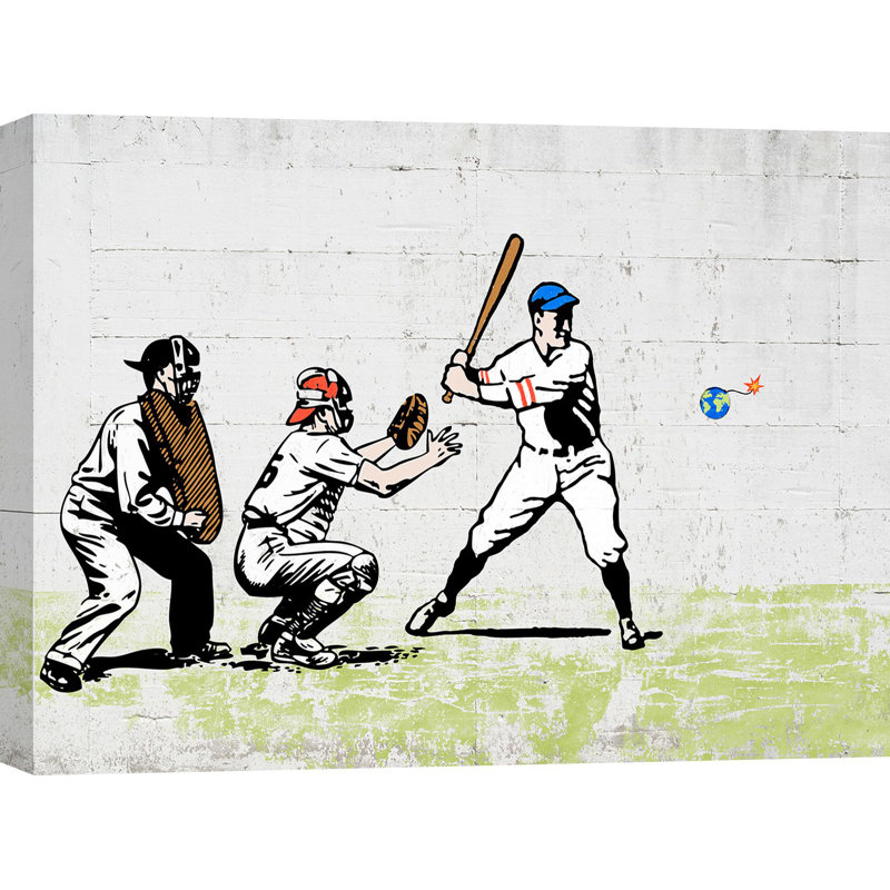 Worth A Home Run? by Masterfunk Collective - Wrapped Canvas Print, 70cm H x 100cm W x 4cm D