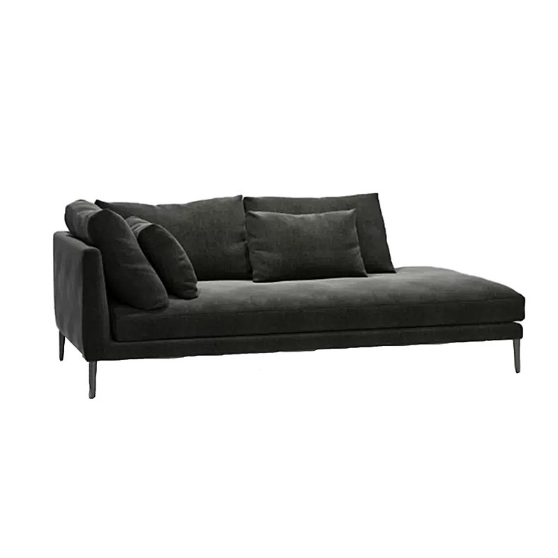Chaise longue rembourrée Hoorain, À gauche qui danse