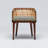 Palms 19'' H Upholstered Mahogany Armchair-90795057-91437438