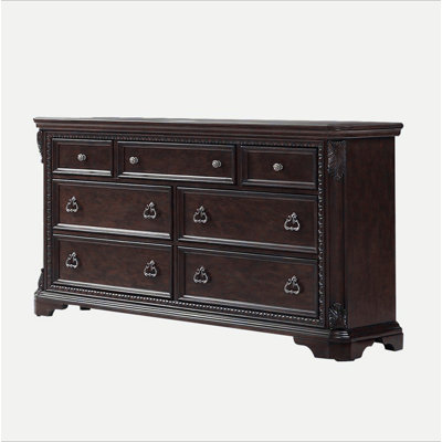 Commode 7 tiroirs en acajou