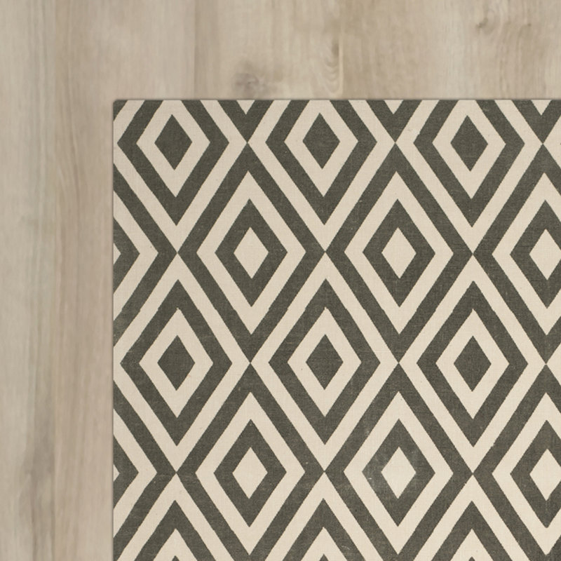 Nilde Cedar Brook Hand Loomed Jute Geometric Rug, Rectangle 5' x 8'