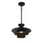 Luminaire suspendu 1 lumière Vinnie en noir mat-1064450819