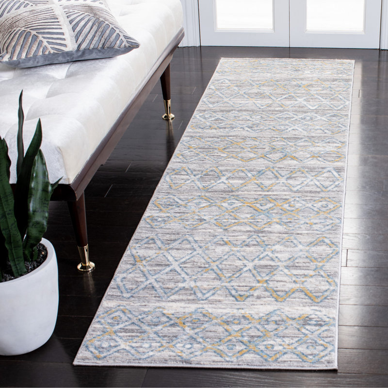 Tapis performance Lagoon Southwestern, Rectangle 2'2" x 8'