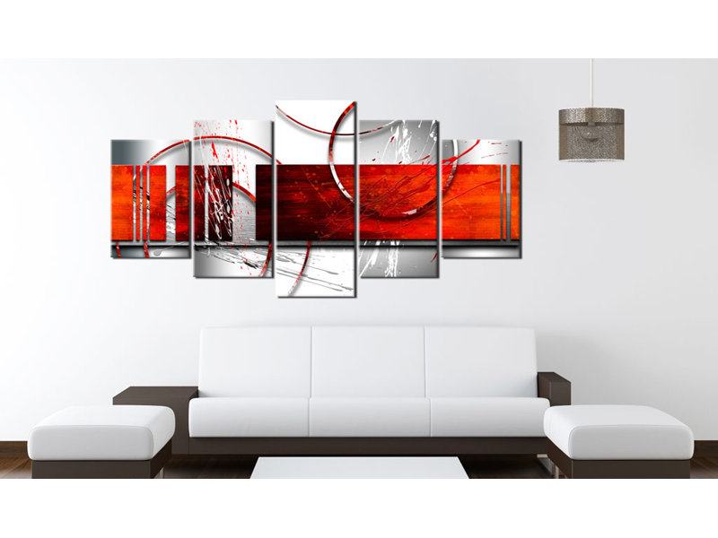 Impression sur toile - thème rouge, H 40 po x l 80 po x P 1 po
