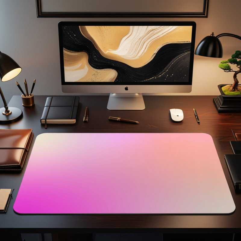 Polyester Desk Pad, 14.4x12.1