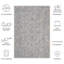 Abhik Grey/Navy Indoor/Outdoor Rug