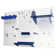 Pegboard Standard Tool Storage 32" H x 48" W Kit