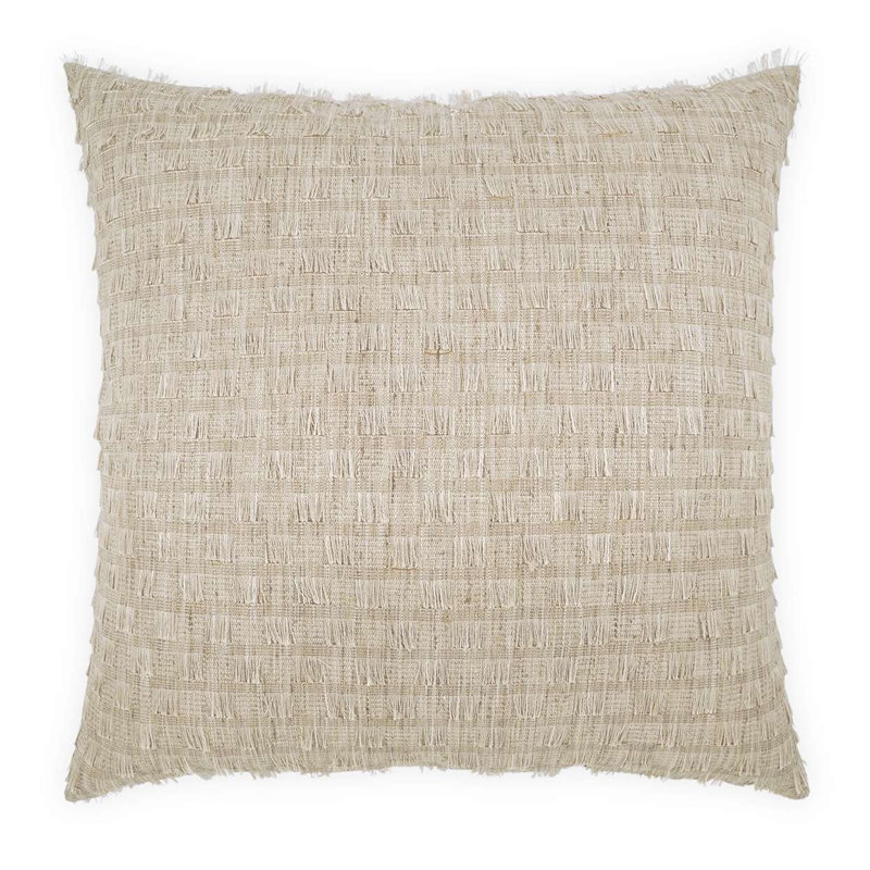 Huma Decorative Pillow, Square 20", Beige