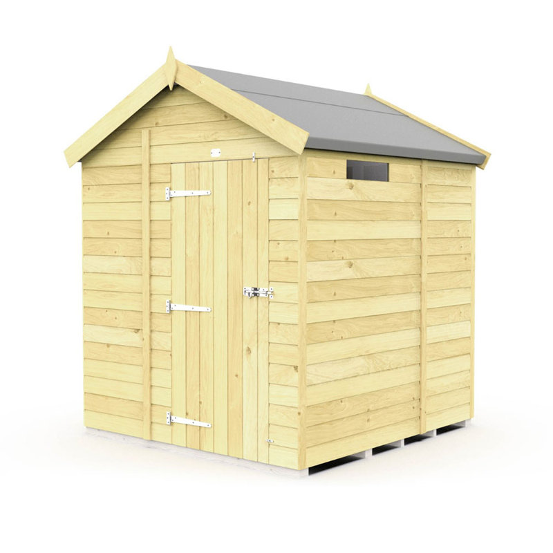  Apex Security Shed - Single Door, 6ft W x 5ft D