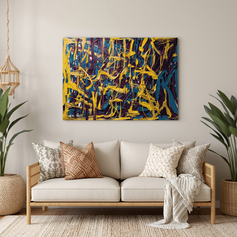 Neo Expressionism 83 Brown Metal Wall Art
