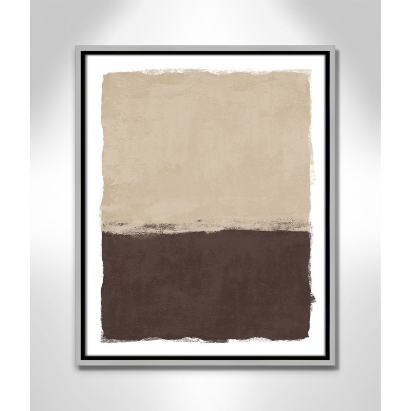 «Brownie Sundae II» par Natalie Carpentieri, Flottant argenté, 17.5' W x 21.5' H