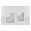 Chaise rembourrée en lin sans accoudoirs-920662615