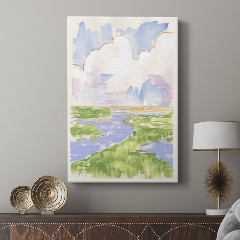Low Country River Vista II - galerie sur mesure, H 12 po x l 8 po