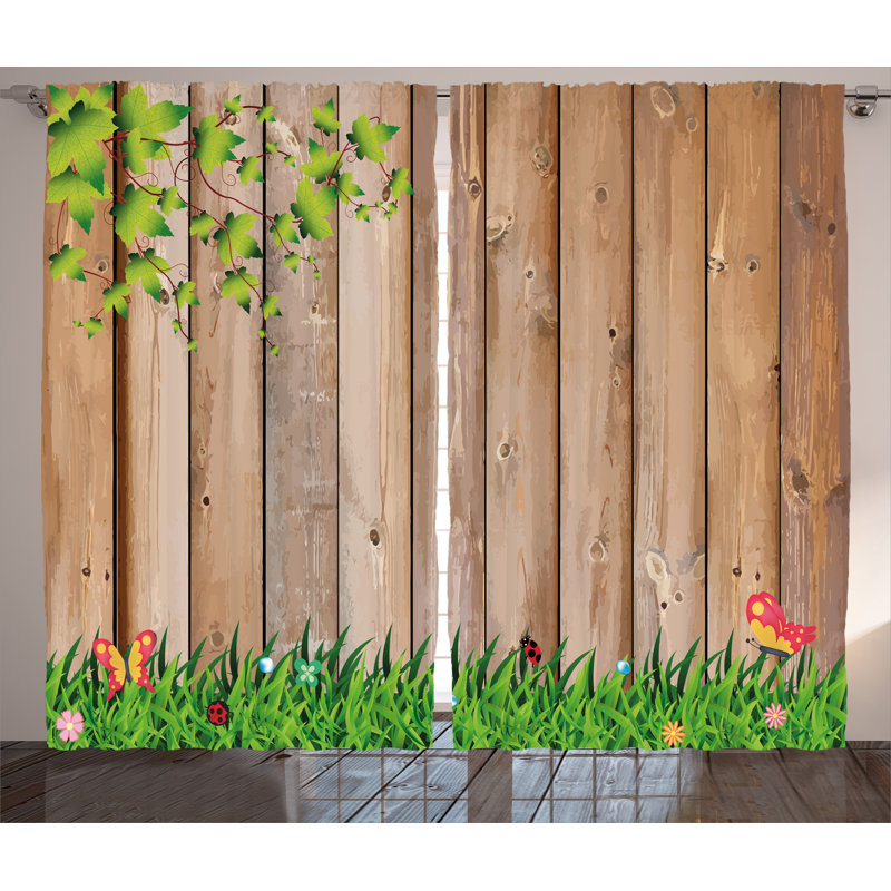 Semi Sheer Curtain Pair, 54" W x 96" L
