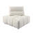 Cristeen Contemporary Upholstered Armless Modular - Wedge in Beige