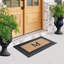 Grand tapis d'extérieur antidérapant en caoutchouc et fibre de coco 38 po x 23 po Azer-483300580