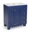 Meuble-lavabo de salle de bain avec lavabo en céramique-721596414