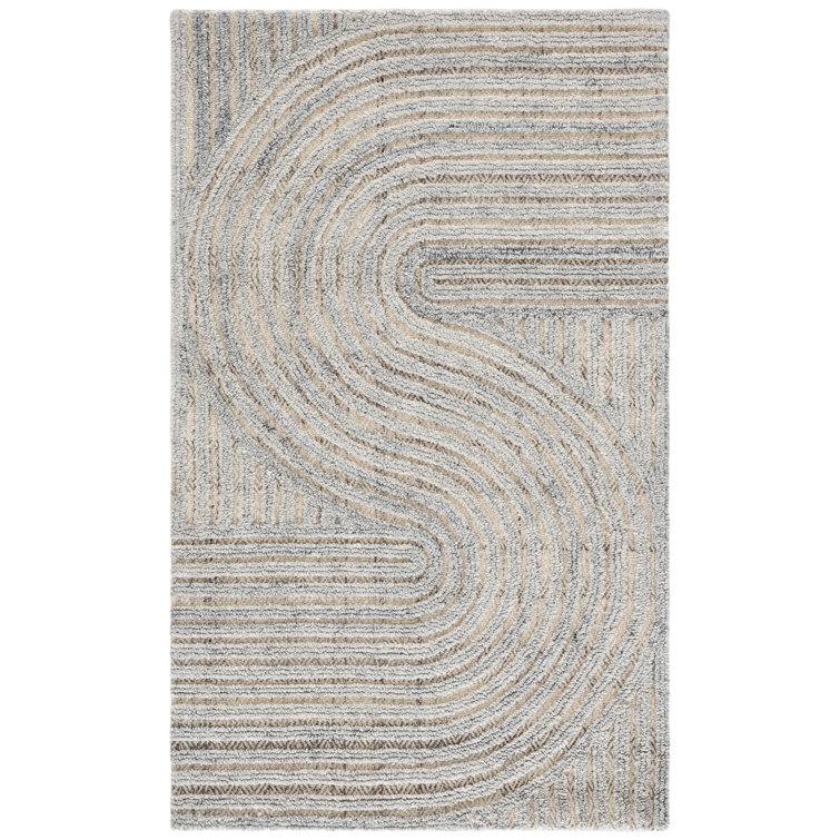 Aydee Hand Tufted Abstract Indoor Rug
