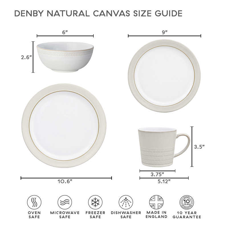 Denby Natural Canvas Textured Large Mug