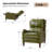 Neliyah 28.75" Wide Genuine Leather Recliner-105914576