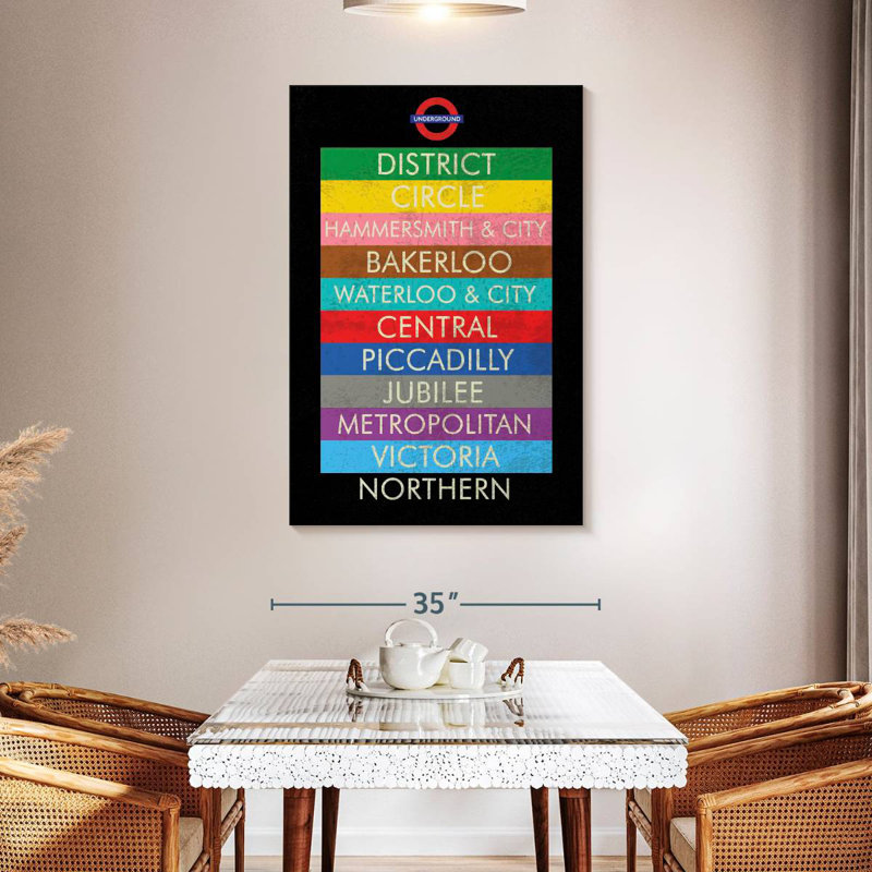 London, 48" H x 32" W
