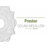 Endurathane Preston Ceiling Medallion, 17 1/2"OD x 4"ID x 1"P (Fits Canopies up to 4"), Hand-Painted Jet Black Finish-27780413