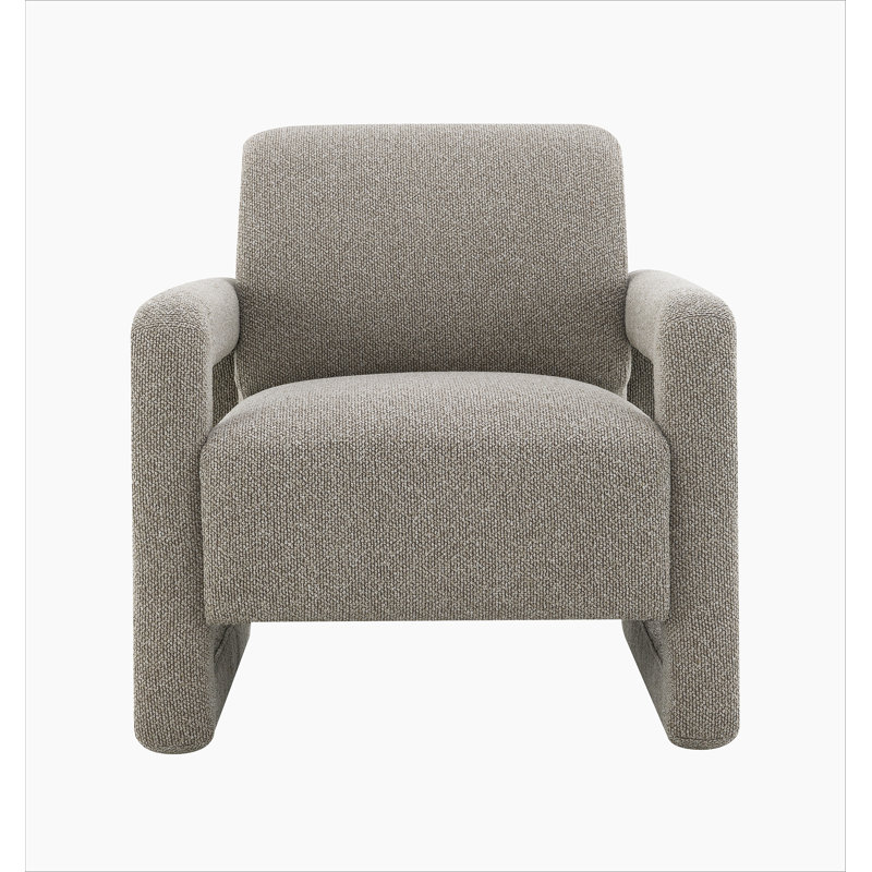 Fauteuil d'appoint en chenille Glenda Grey