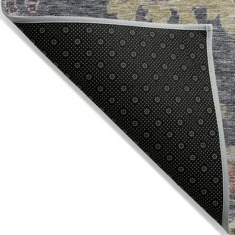 Tapis intérieur / extérieur bleu Tirana , 10 pi x 14 pi