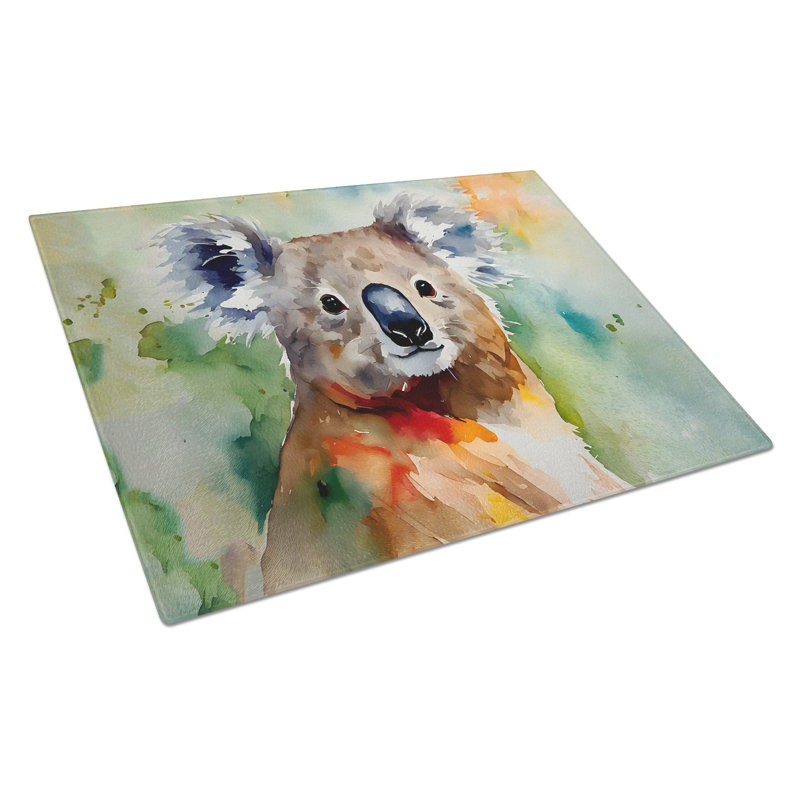 Koala Glass Cutting Board Large