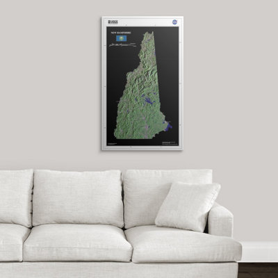 « new hampshire-usg state mosaic », impression