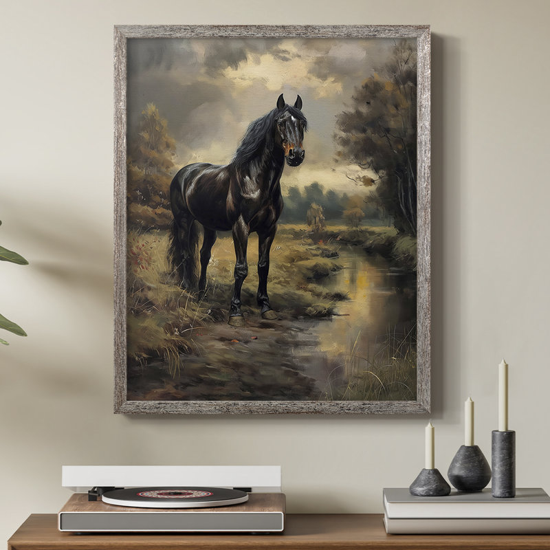 ANIMALS Series CCCCXII, reproduction encadrée - bois massif, H 11 po x l 9 po