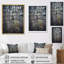 Jard Hebrew Western Wall Collage III, reproduction d'art sur toile-308473474-308473473