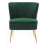 Chaise d'appoint en velours Tru-1276429203