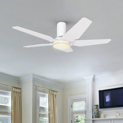 Ventilateur de plafond intelligent 48 pouces avec lumière