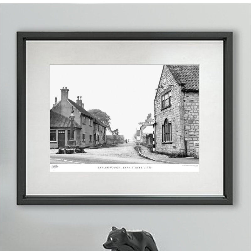 Barlborough, Park Street C1955 - Single Picture Frame Print, 45cm H x 60cm W x 2.3cm D
