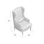 Linen Wingback Chair