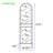 2 Pack Metal Garden Trellis