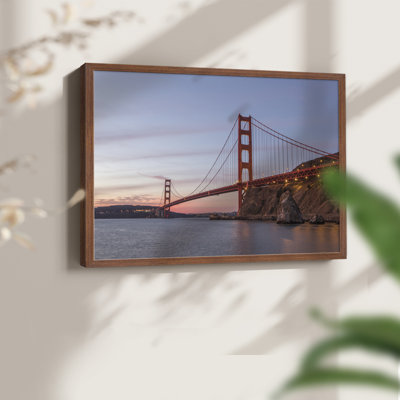 Golden Gate Span -Framed Print - Restickable