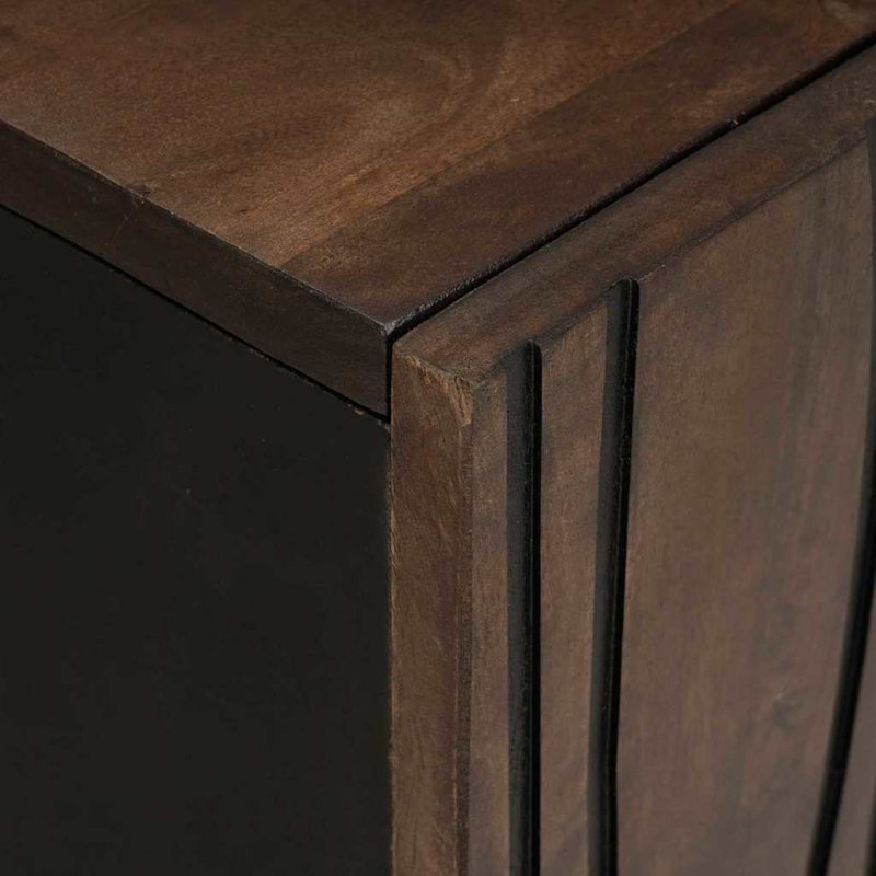 60cm Solid Wood Sideboard, Wood