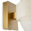 Wall Lamp Icarus Antique Brass Finish Alabaster