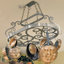 Neo Metal Handcrafted Oval Hanging Pot Rack