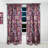 Purple Sea Shells - Nature Coastal Blackout Curtain Single Panel-848403027