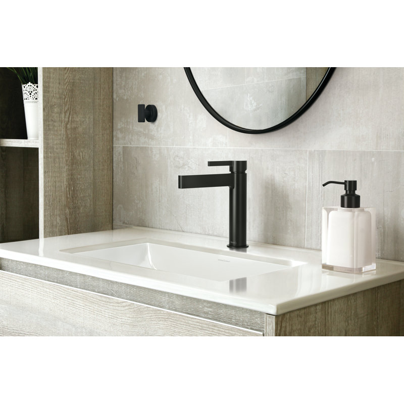 Paradox™ Modern Black Round Wall Mounted Robe Hook