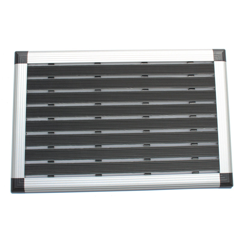 Doortex Alumat Outdoor Entrance Mat, Black - 40 x 60cm